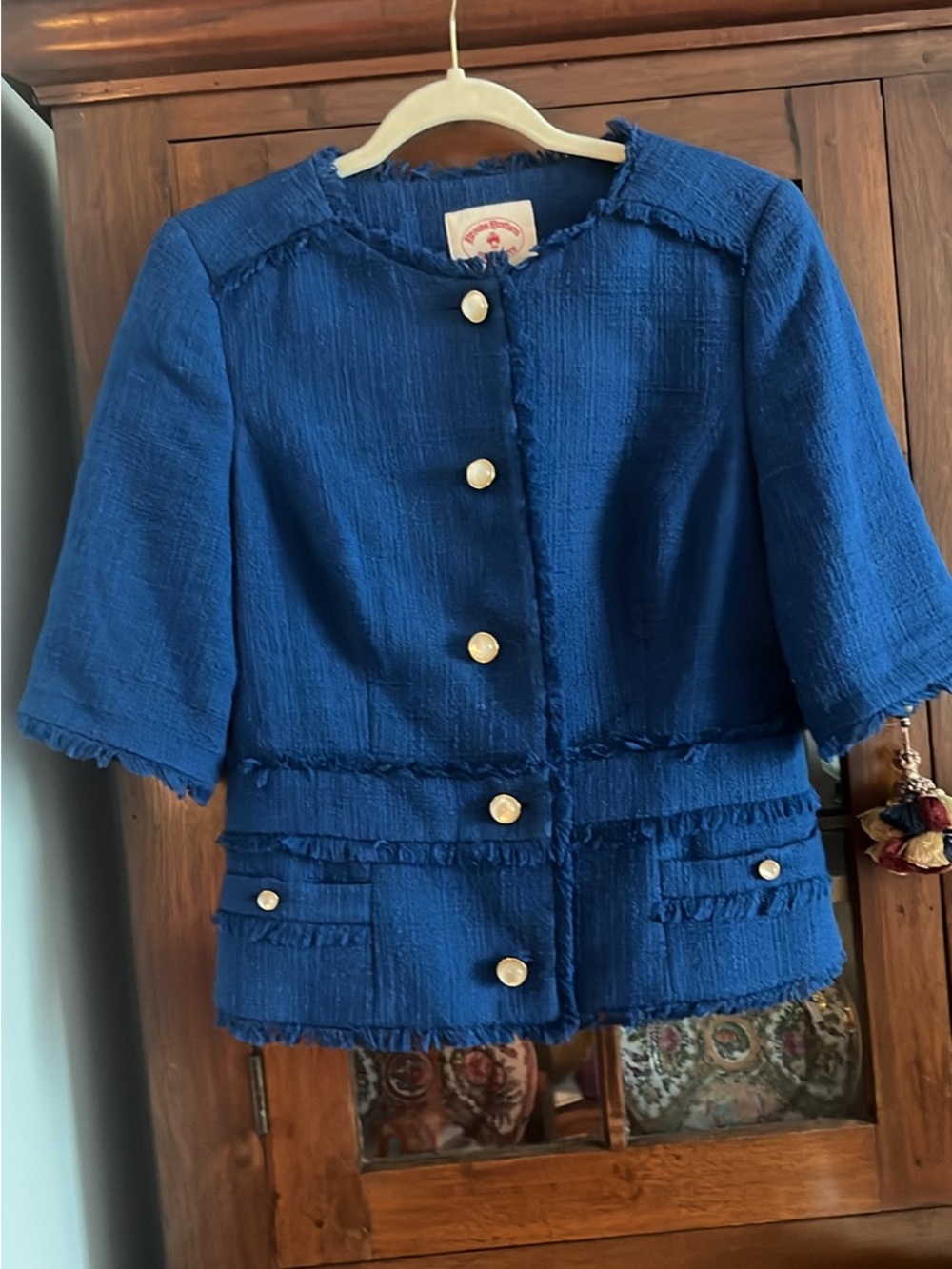 Brooks Brothers Royal Blue Button-Front Jacket